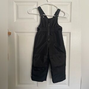 Cat & Jack Unisex Kids Black Toddler Snow Overalls Size 2T